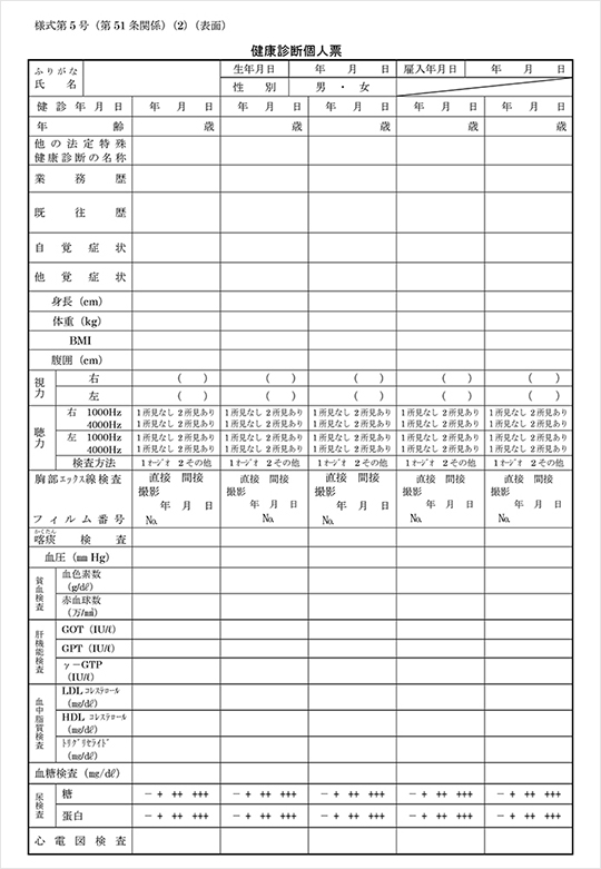 宇部市健康診断